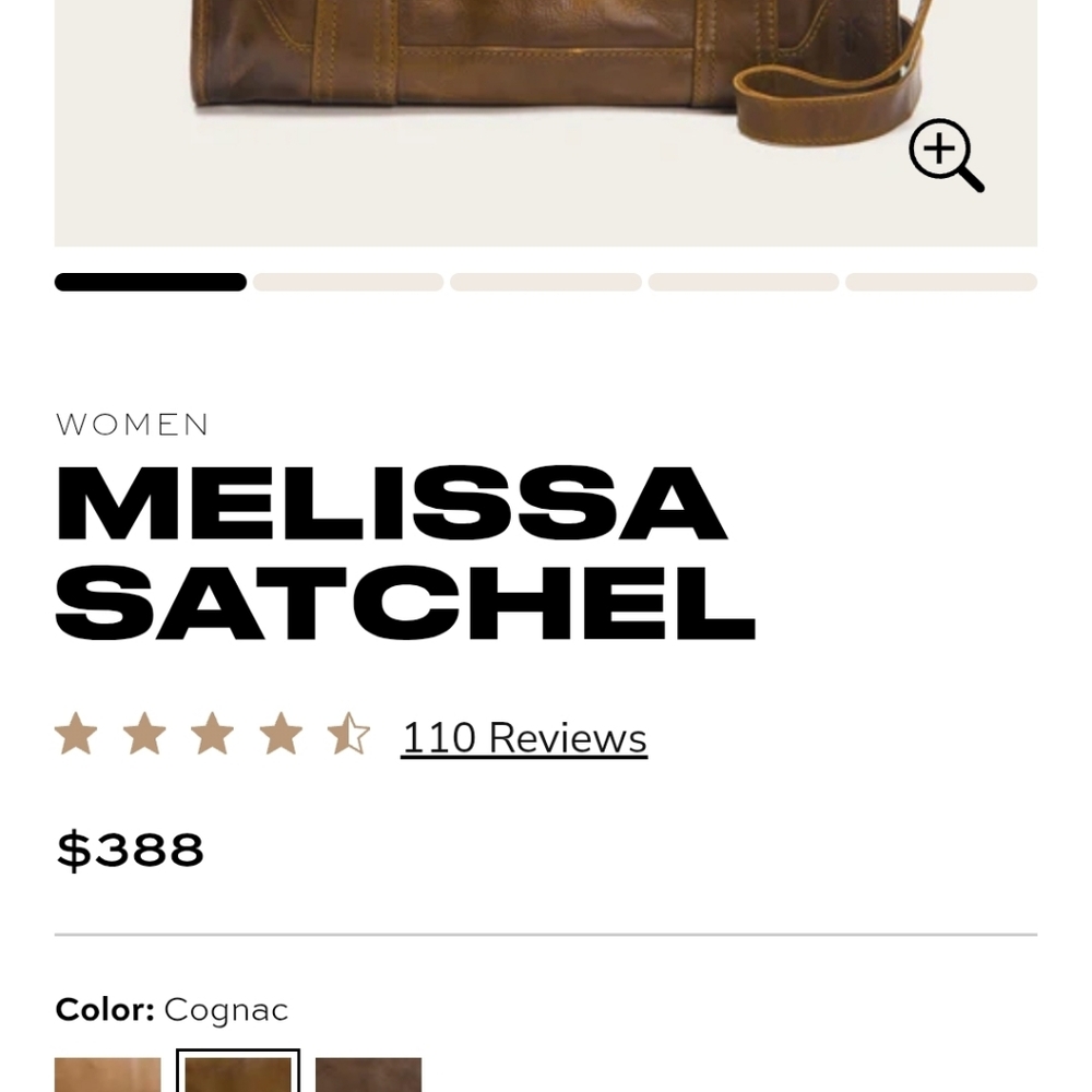 Frye Melsissa Satchel In Brown - Picture 16 of 16